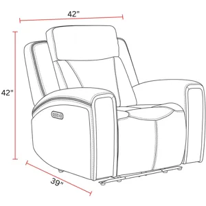 Maveric Bette Lapis Zero Gravity Power Reclining Sofa Loveseat and Recliner