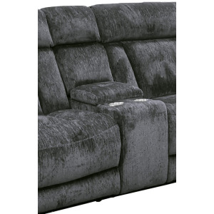 Dalton Lucky Charcoal Entertainment Console