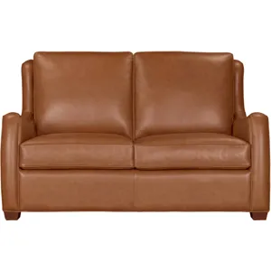 Channing Renaissance Cinnamon Stationary Loveseat