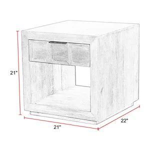 Laguna Rectangular Storage Cocktail Table with 2 End Tables