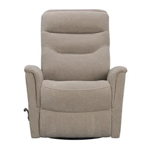 Gemini Snazzy Taupe Manual Swivel Glider Recliner