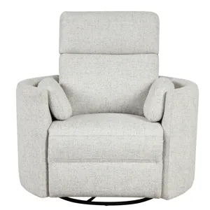 Radius Natural Beauty Quartz Power Swivel Glider Recliner Two Pack
