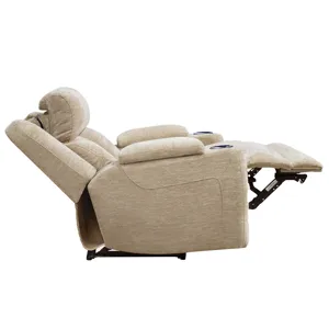 Dalton Lucky Fawn Power Reclining Sofa and Two Recliners