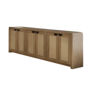 Escape Dining 84 Inch Rectangular Extendable Table with Console and 8 Ladderback Chairs
