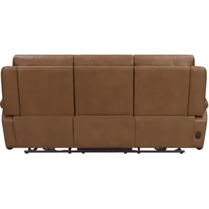 Veracruz Vintage Tan Zero Gravity Power Reclining Sofa Loveseat and Recliner