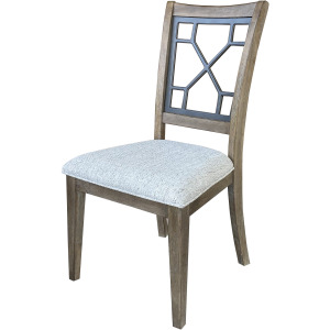 Sundance Dining Sandstone Grid Back Dining Chair (2/CTN Sold in pairs)