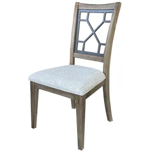 Sundance Dining Sandstone Grid Back Dining Chair (2/CTN Sold in pairs)