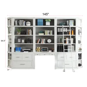 Catalina 9 Piece Workspace Library Wall