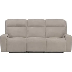 Traxton Jasper Taupe Power Zero Gravity Sofa and Loveseat
