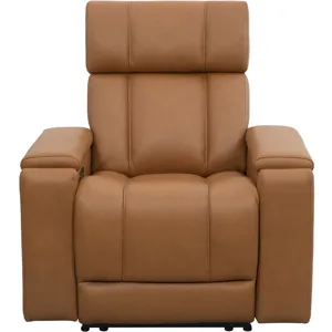 Phoenix Autumn Caramel Zero Gravity Power 3 Seat Home Theater Seating with Immersive Audio P3