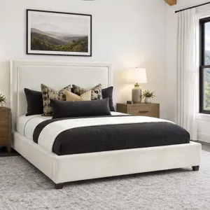 Kimberly Mystical Linen King Bed 6/6