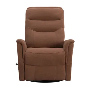 Gemini Snazzy Terracotta Manual Swivel Glider Recliner