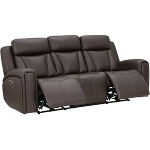 Maveric Bette Coffee Zero Gravity Power Reclining Sofa and 2 Recliners