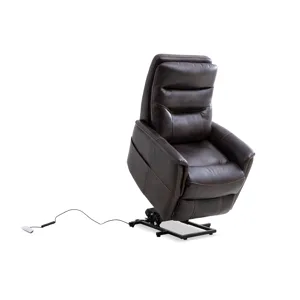 Gemini Truffle Power Lift Recliner with Articulating Headrest Two Pack