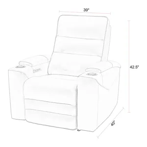 Nexus Autumn Umber Power Zero Gravity Recliner P3 Two Pack