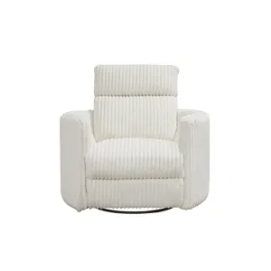 Radius Mega Ivory Power Reclining Sofa Loveseat and Recliner