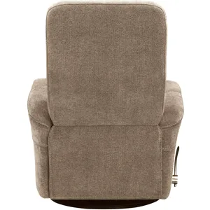 Gemini Snazzy Taupe Manual Swivel Glider Recliner Two Pack