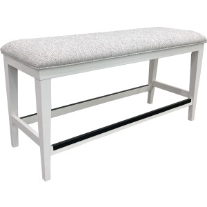 Americana Modern Dining 49 Inch Upholstered Counter Bench