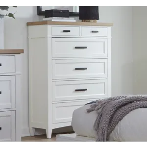 Americana Modern Bedroom 6 Drawer Chest