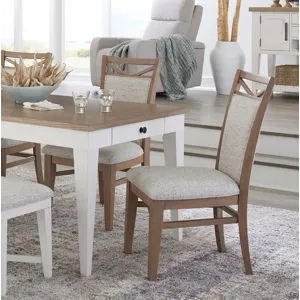 Americana Modern Dining Upholstered Dining Chair Two Pack