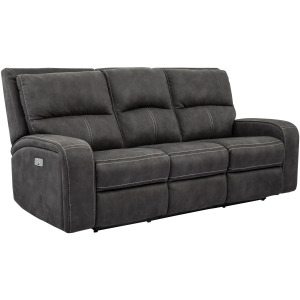 Polaris Slate Power Reclining Sofa