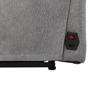 Linus Hudson Grey Zero Gravity Power Recliner Two Pack