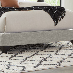 Jacob Luxe Light Grey King Footboard and Rails