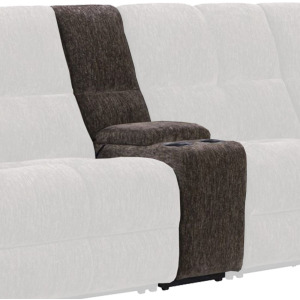 Bronco Plush Umber Entertainment Console