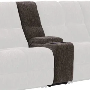 Bronco Plush Umber Entertainment Console