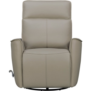Roxy Abby Light Grey Manual Swivel Glider Recliner