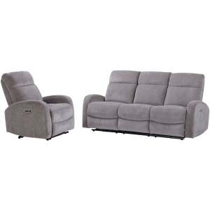 Tuscany Whiskers Nature Power Reclining Sofa and Recliner