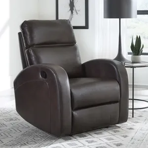 Devin Pebble Brown Manual Recliner Two Pack