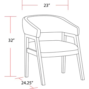 Escape Dining Barrel Dining Chair Two Pack