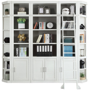 Catalina 6 Piece Library Wall with Ladder