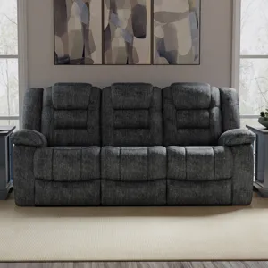 Bolton Misty Storm Manual Reclining Sofa and Loveseat