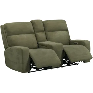 Traxton Jasper Moss Power Zero Gravity Sofa Loveseat and Recliner