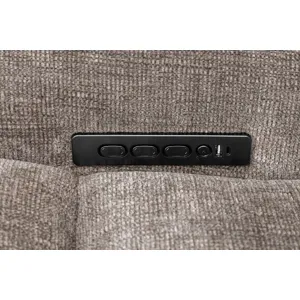 Colton Branson Tweed Power Zero Gravity Sofa with Drop Down Table and Immersive Audio P3