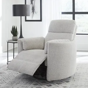 Radius Angora Linen Manual Swivel Recliner Two Pack