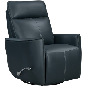 Roxy Abby Navy Manual Swivel Glider Recliner
