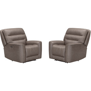 Lawson Sydney Brunette Zero Gravity Power Recliner Two Pack