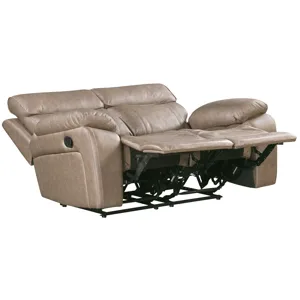 Theon Stokes Toffee Reclining Loveseat
