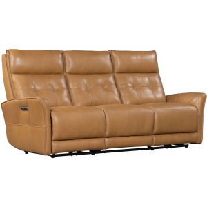 Gershwin Lucca Butterscotch Zero Gravity Power Reclining Sofa