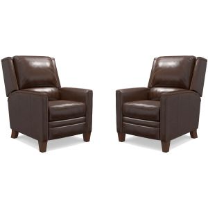 Connor Espresso Manual Recliner Two Pack