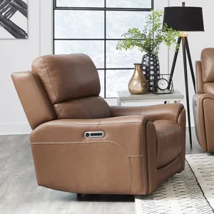 Hancock Apple Cider Zero Gravity Power Reclining Sofa and 2 Recliners