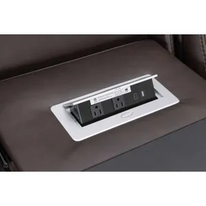 Maveric Bette Coffee Zero Gravity Power Reclining Sofa and 2 Recliners
