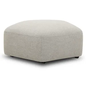 Playful Canes Cobblestone Ottoman with Casters