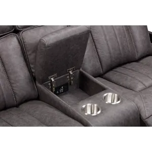 Equinox Mercury Power Reclining Console Loveseat