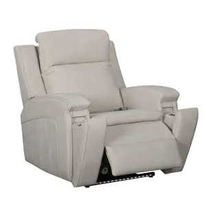 Armstrong Buffy Cream Power Recliner with Heat Massage and Auto-Glide Two Pack