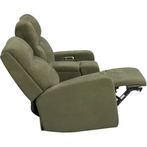 Traxton Jasper Moss Power Zero Gravity Sofa Loveseat and Recliner