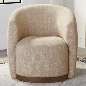 Tatum Sand Dollar Swivel Accent Chair Two Pack